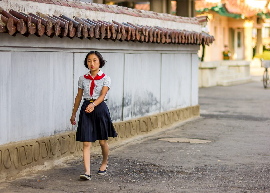 Sariwon girl in north korea