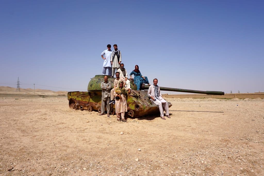 Group photo on our afghanistan tour